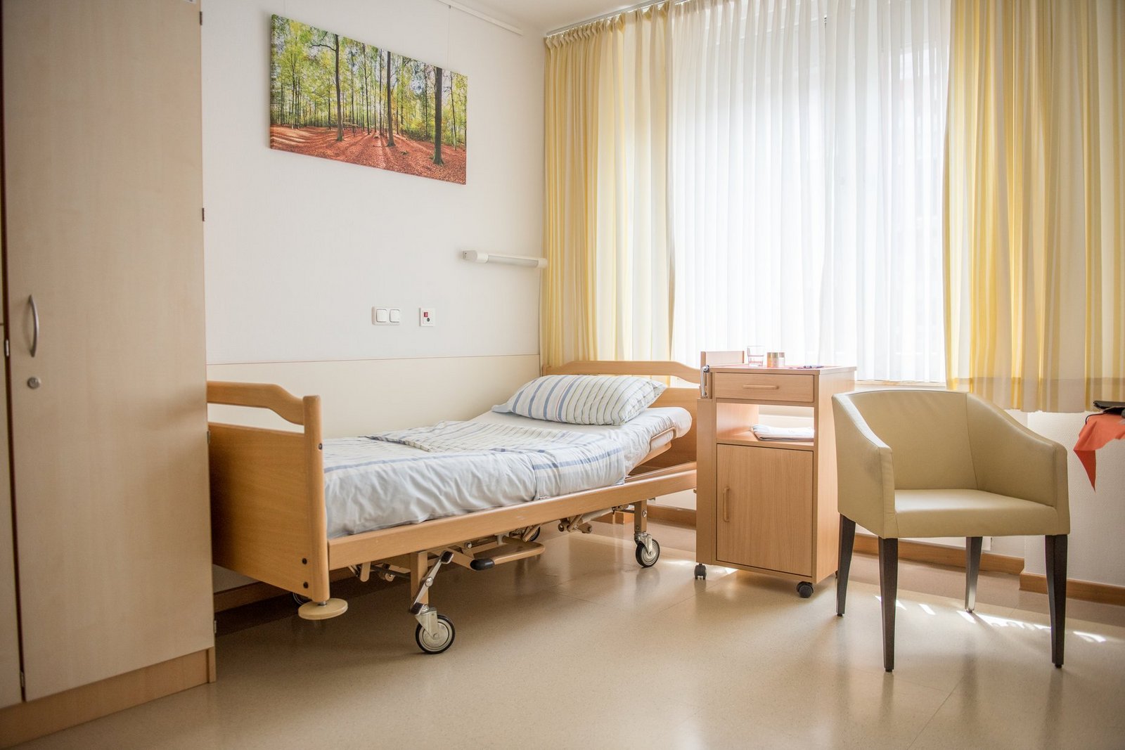 Blick in ein Wahlleistungszimmer